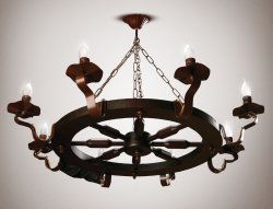Люстра кантри свечи 185