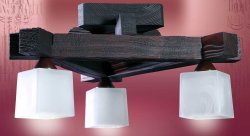 Люстра стельова з плафонами 0333