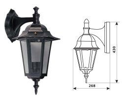 Светильник садово-парковый Delux Palace E02