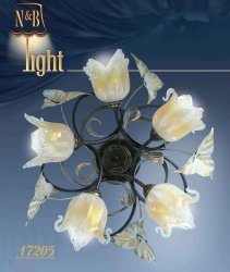 Люстра припотолочная N&B Light Лизавета 17205