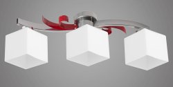 Люстра потолочная KEMAR Atrato Red AT/3/P/R