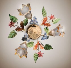 Люстра флористика 3601