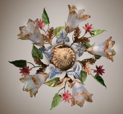 Люстра флористика 5601