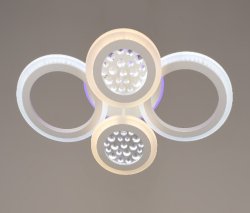 Люстра светодиодная Sirius S333/4H WT 120W LED с пультом+диммер