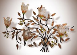 Настінний торшер флористика 5252/6 