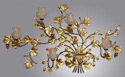 Настінний торшер флористика 5352/3 