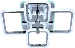 Люстра светодиодная Sirius S7688/4 CR 118 Вт LED RGB с пультом+диммер