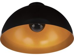 6934 Світильник Nowodvorski HEMISPHERE CEILING BLACK-GOLD PL