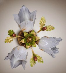 Люстра флористика 3504