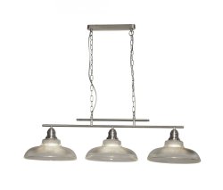 Люстра подвес Searchlight 7183-3SS Bistro III