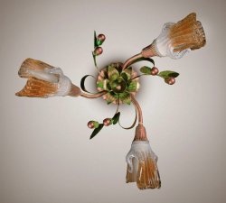 Люстра флористика 3704