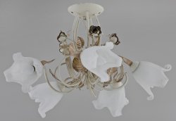 Люстра флористика ALFA Miracle Gold 11235