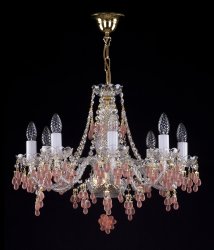 Люстра хрустальная Art Glass Rosana VIII rozalin