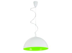 Люстра подвес Nowodvorski Hemisphere white-green 5714 fluo