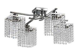 Люстра припотолочная хрустальная ALFA Moss 16134