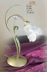 Настольная лампа флористика 074/1