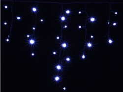 Гирлянда внешняя светодиодная Delux Icicle 90LED 2x0.5м (бел/чер) IP44