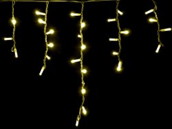 Гирлянда внешняя светодиодная Delux Icicle 90LED 2x0.5м (жел/бел) IP44