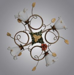 Люстра припотолочная флористика 44251