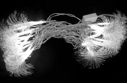 Гирлянда внутренняя светодиодная Delux Fiber C 30LED 7.3м (бел/проз) IP20