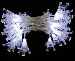 Гирлянда внутренняя светодиодная Delux Tower 20LED 3.4m (бел/проз) IP20