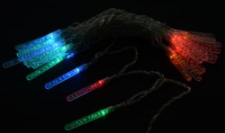 Гирлянда внутренняя светодиодная Delux Small Icicle 30LED (мульт/проз) IP20