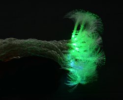 Гирлянда внутренняя светодиодная Delux Fiber 30LED (зел/проз) IP20