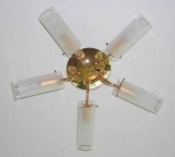 Люстра стельова TINKO 93909CG/5H WT 