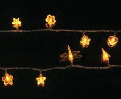 Гирлянда внутренняя светодиодная Delux String Decor C 50LED 5m (син/проз) IP20