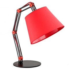 Настольная лампа ALFA Anakin Red 22578