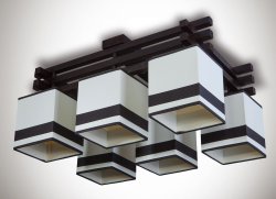 Люстра потолочная с абажурами 60091