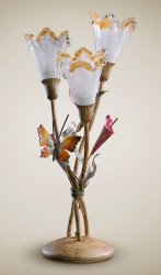 Настольная лампа флористика N&B Light Райский сад 4803