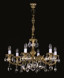 Люстра кришталева Art Glass Alice VI Зrystal Exclusive 