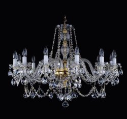 Люстра хрустальная Art Glass Andrea XII Arms 280 Classic