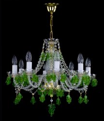 Люстра хрустальная Art Glass Adina VIII. color Classic