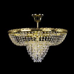 Люстра потолочная хрустальная Art Glass Lukrecie Crystal Exclusive
