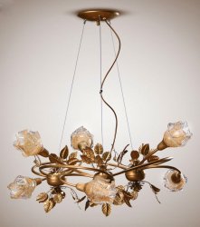 Люстра подвес флористика N&B Light Карина 1066