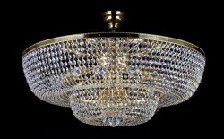 Люстра потолочная хрустальная Art Glass Gerta dia. 1000 Spectra Swarovski