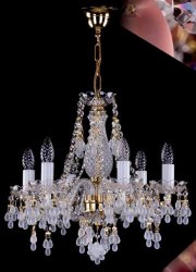 Люстра хрустальная Art Glass Rosana V white