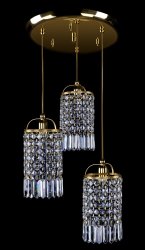 Люстра подвес хрустальная Art Glass Small Game 04-03Crystal Exclusive