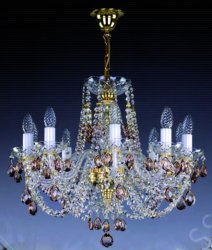 Люстра хрустальная Art Glass Andula X. short-arms 195 Classic