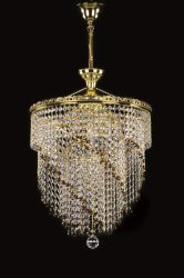 Люстра хрустальная Art Glass Jasmina dia. 500 Crystal Exclusive
