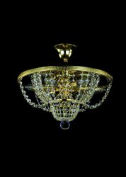 Люстра стельова кришталева Art Glass Simona dia.400 Crystal Exclusive 