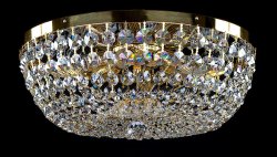 Люстра потолочная хрустальная Art Glass Geena dia. 450 Spectra Swarovski