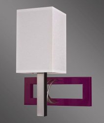 Бра с абажуром Kemar Riffta Violet RF/K/1/V