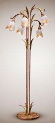 Торшер флористика з плафонами 504 