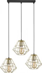 Люстра подвес лофт TK Lighting Diamond Gold 4111