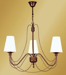 Люстра с абажурами Kemar Preto II P/3/S