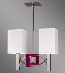 Люстра современная Kemar Riffta Violet RF/2/V