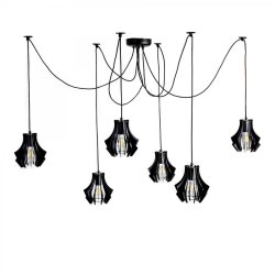 Люстра паук лофт Atmolight Brabb Spider-6 Black